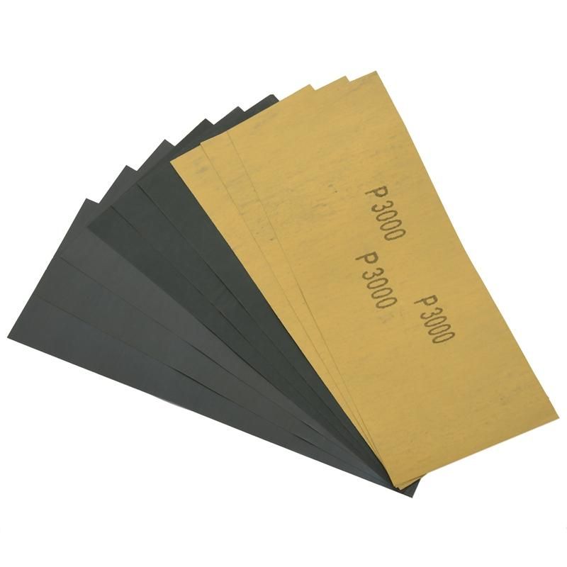 9 Pcs 3000 5000 7000 High Grit Wet And Dry Sandpaper Assortment Drywall Sanding Paper 9 X 36 Inch For Car Paint Auto Body Automotive Polishing