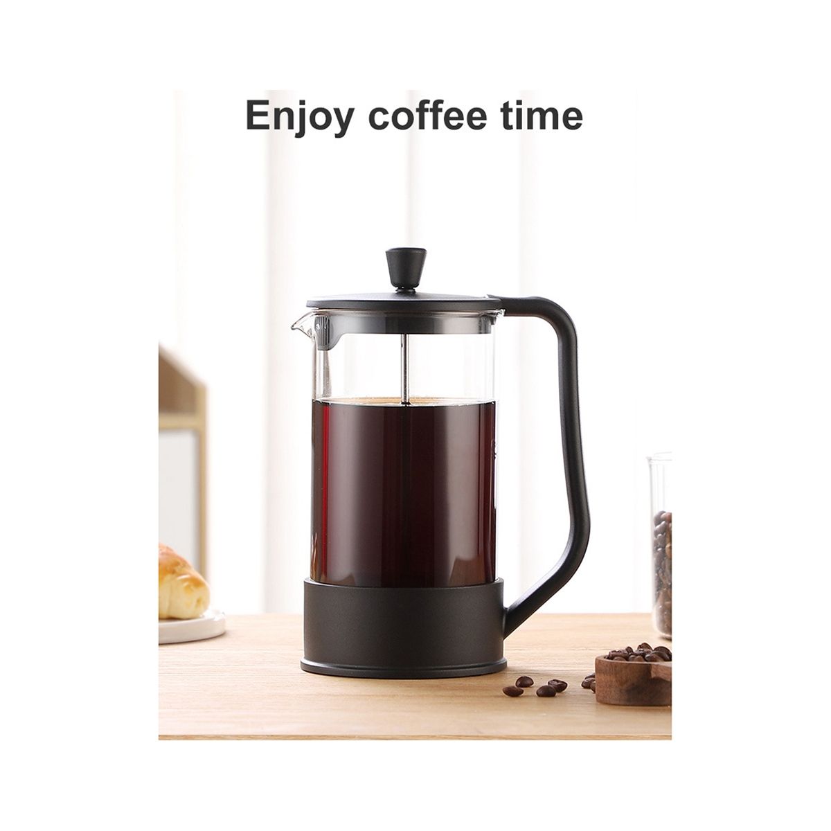 Simple Pressure Pot Coffee Brewing Pot French Filter Tea Brewer