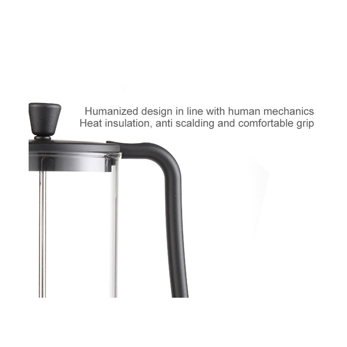 Simple Pressure Pot Coffee Brewing Pot French Filter Tea Brewer