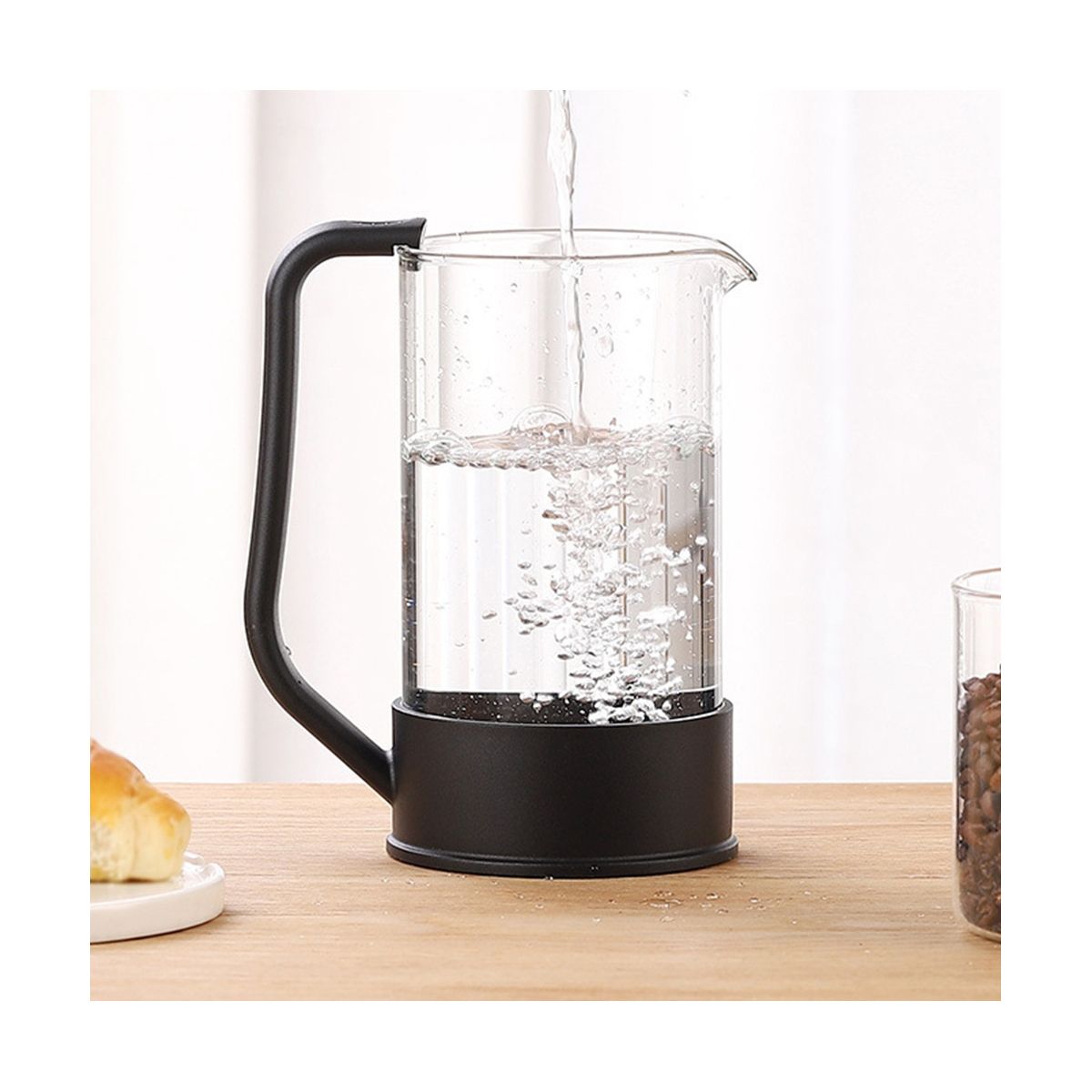 Simple Pressure Pot Coffee Brewing Pot French Filter Tea Brewer