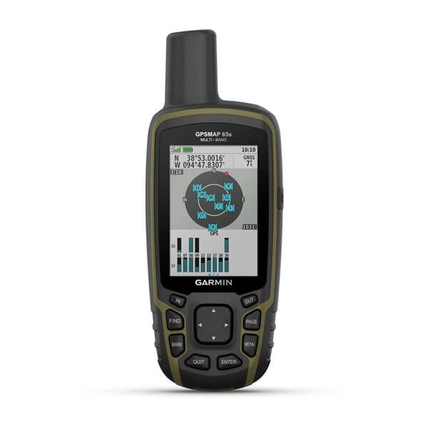 GPSMAP 65s Multi-band/multi-GNSS Handheld With Sensors