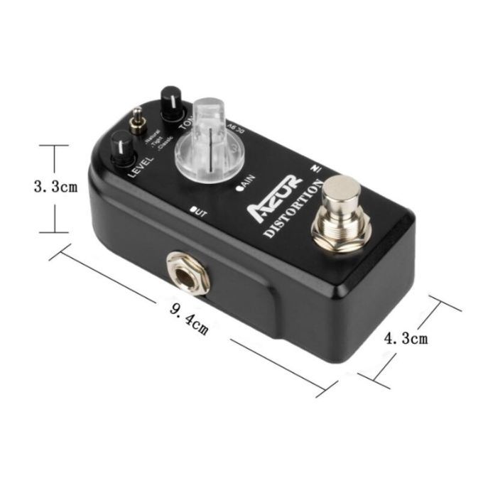 Mini Guitar Effect Pedal Distortion 3 Modes Part Accessory