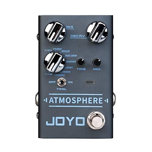 JOYO Reverb Pedal 9 Digital Reverb Types With Modulation And
