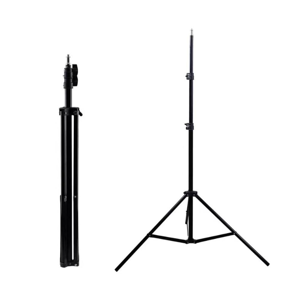 Non-contact Infrared Thermometer Tripod Adjustable Thermometer Bracket Metal Tripod with Standard 1/4 Interface 2.1m