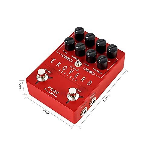 FLAMMA FS22 Stereo Delay And Reverb Pedal Digital Guitar Eff