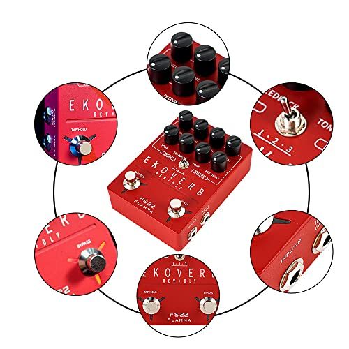 FLAMMA FS22 Stereo Delay And Reverb Pedal Digital Guitar Eff