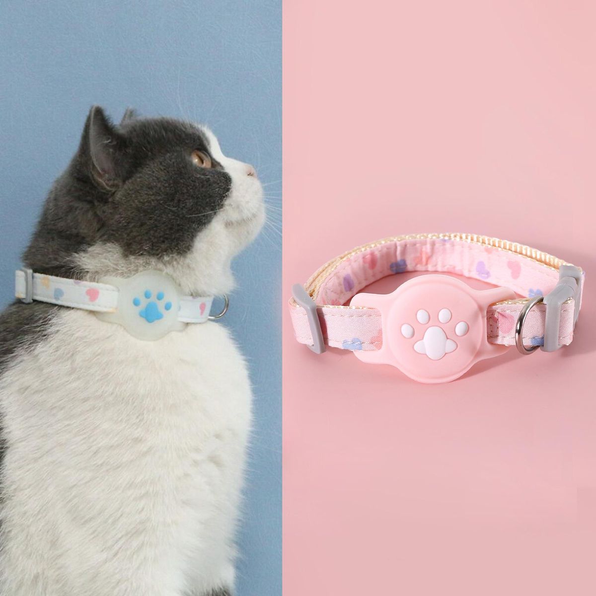 Cat Anti Lost Protective Holder Outdoor Training Dog Pink