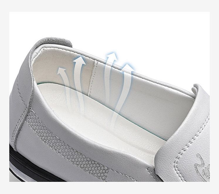 Men's Casual Oxfords Pu Leather Loafers Brogues Shoes Wedding White