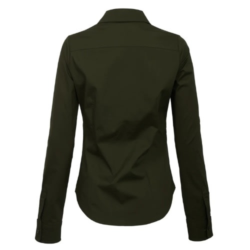 Ladies Formal Dress Shirt  - Black