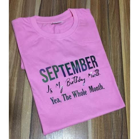 September Birthday T-shirt