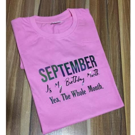 September Birthday T-shirt