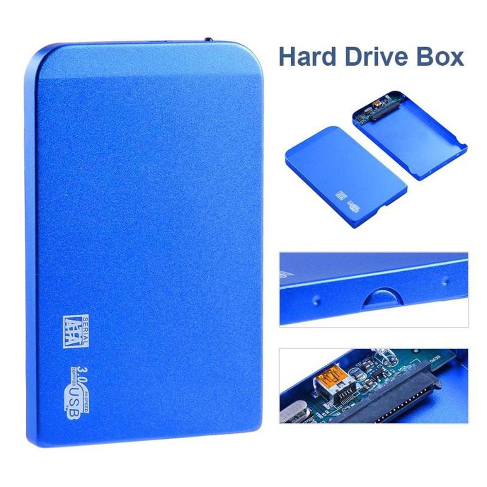 2.5in USB3.0 SATA SSD HDD Hard Drive Box 5Gbps 3TB USB3.0