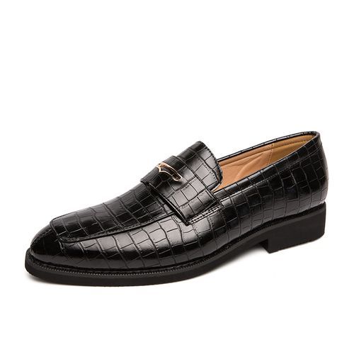 Men Business Shoes Pointed Leather Shoes Big Size Wedding Party Footwear Vintage Male Shoes