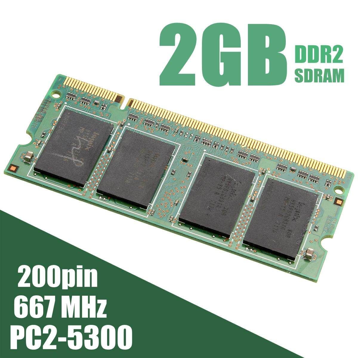 New 2GB DDR2-667 PC2-5300 NON-ECC SODIMM Notebook Laptop Memory RAM 200-Pin