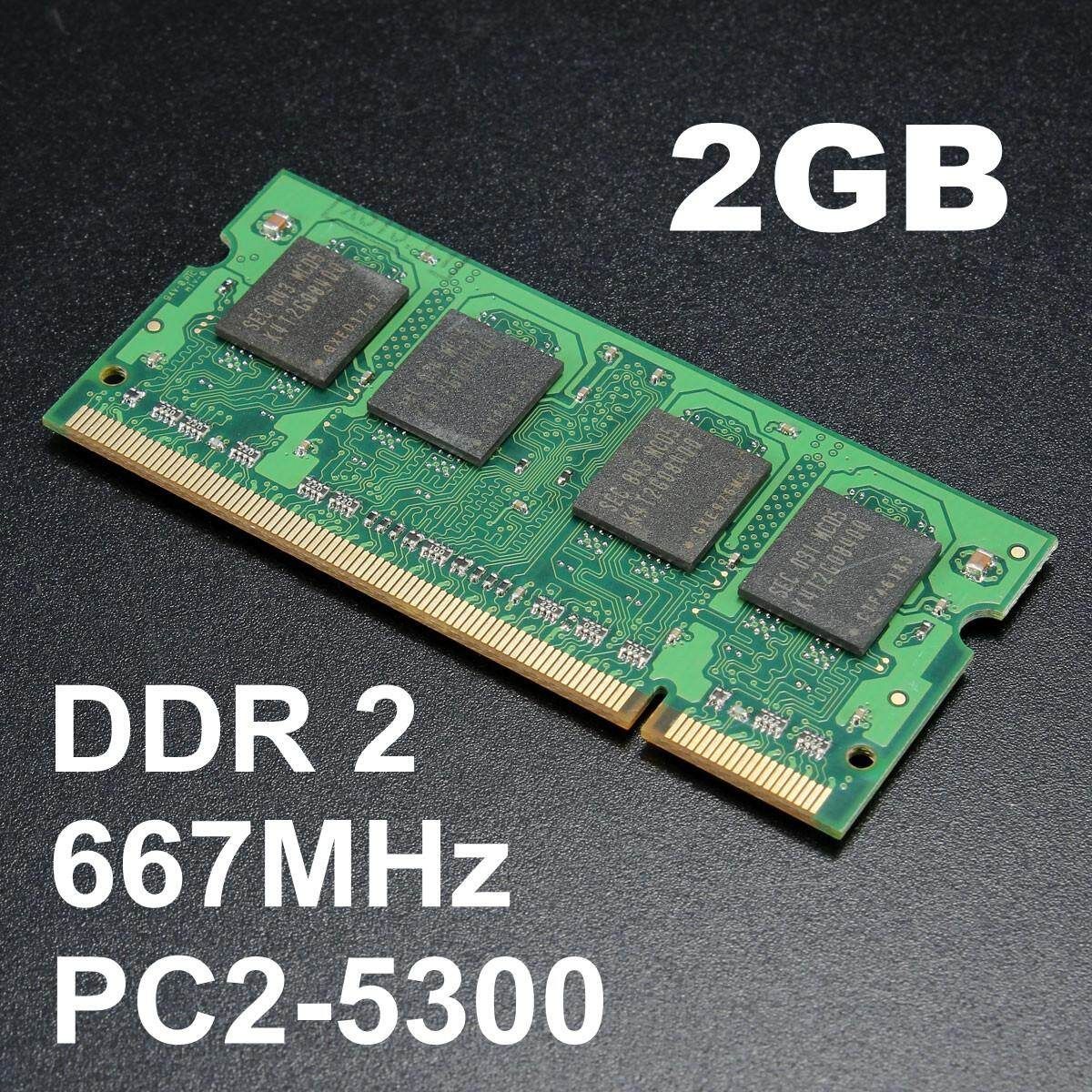 New 2GB DDR2-667 PC2-5300 NON-ECC SODIMM Notebook Laptop Memory RAM 200-Pin
