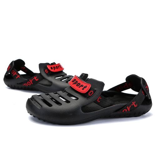 Sport Sandals For Male Lightweight Beach Shoes Black