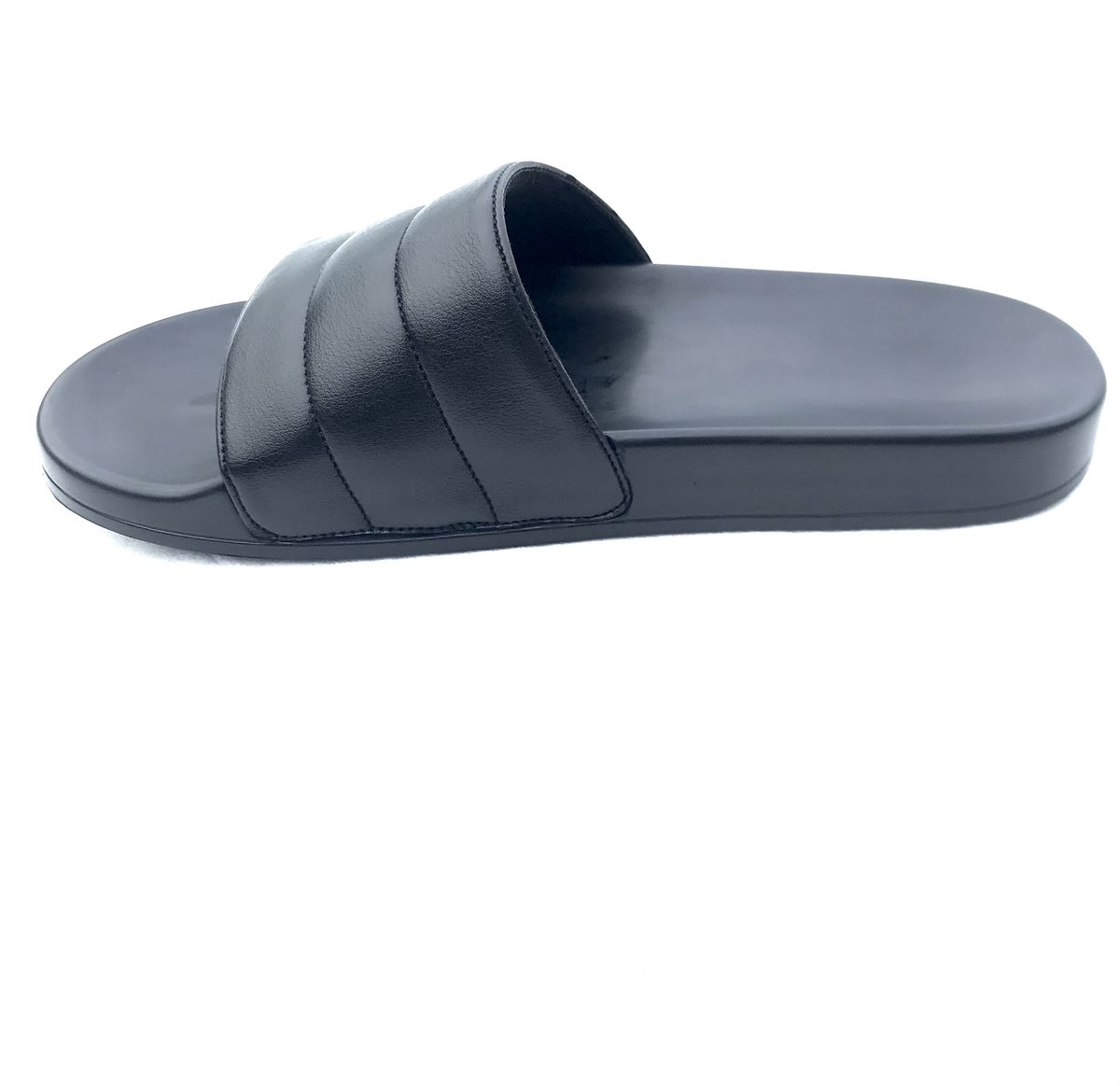 Trendy Slide Summer Slippers - Black