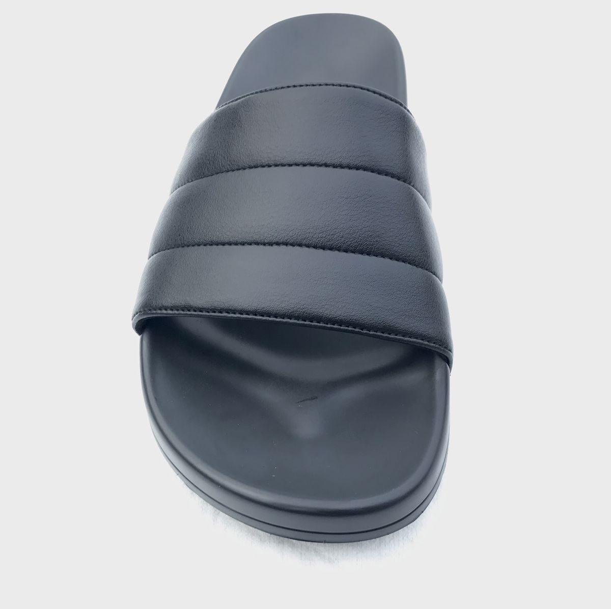 Trendy Slide Summer Slippers - Black