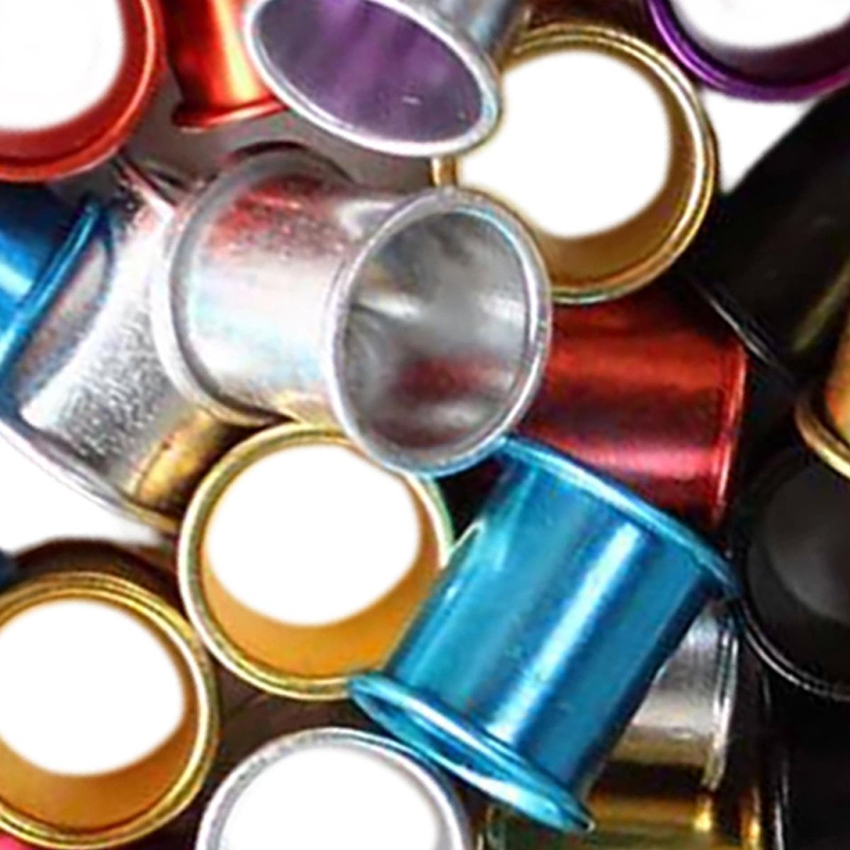 100Pcs 8mm Pigeon Foot Rings Dove Leg Bands Identification Multicolor
