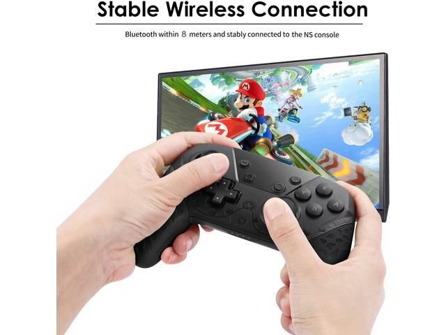 Wireless Pro Controller For Nintendo Switch Panda Switch Controller With NFC Wake-up Function Compatible With Switch Lite PC Support Motion Control Turbo Vibration