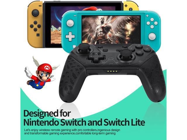 Wireless Pro Controller For Nintendo Switch Panda Switch Controller With NFC Wake-up Function Compatible With Switch Lite PC Support Motion Control Turbo Vibration