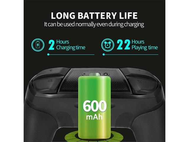 Wireless Pro Controller For Nintendo Switch Panda Switch Controller With NFC Wake-up Function Compatible With Switch Lite PC Support Motion Control Turbo Vibration