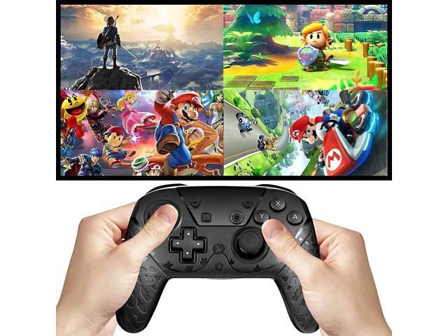 Wireless Pro Controller For Nintendo Switch Panda Switch Controller With NFC Wake-up Function Compatible With Switch Lite PC Support Motion Control Turbo Vibration