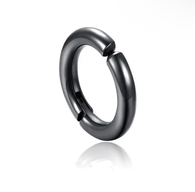 PAIRS EARRINGS WITHOUT HOLES UNISEX PUNK HOOP CLIP ON