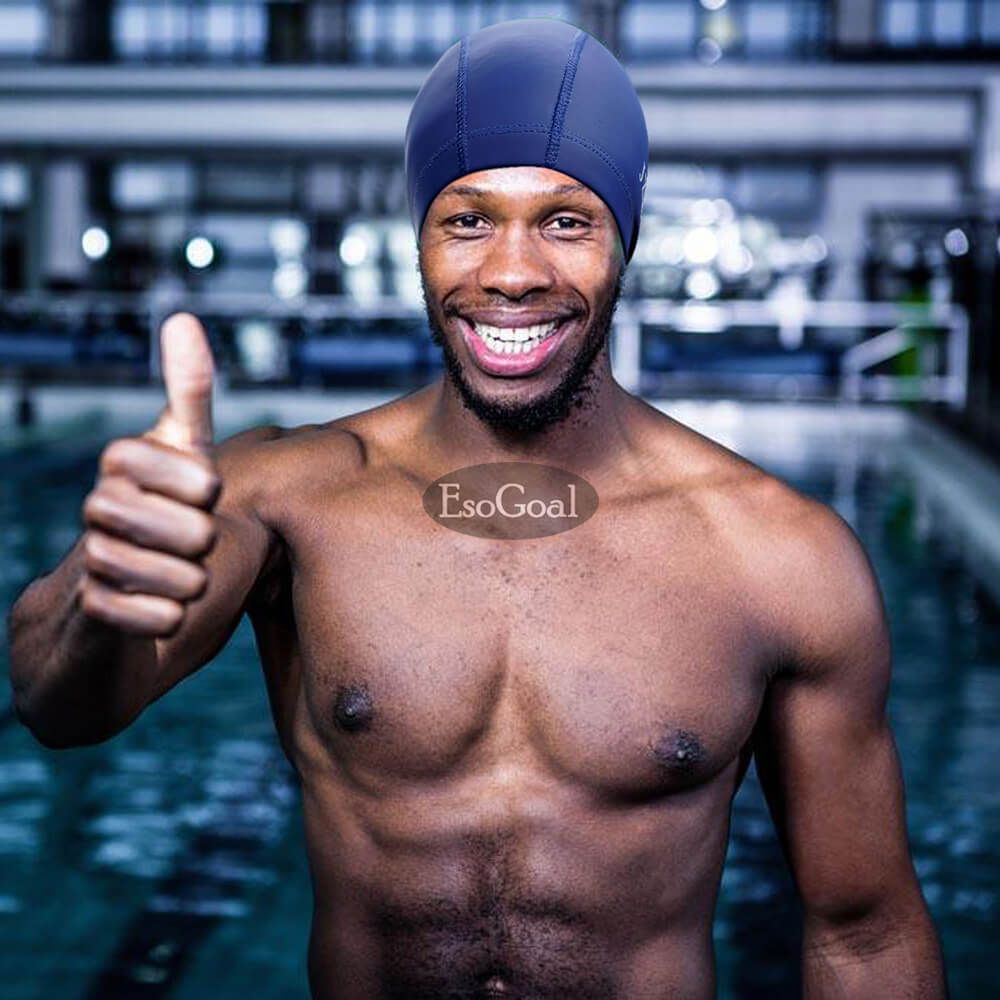 EsoGoal Nylon High Elasticity Swim Caps For Adults
