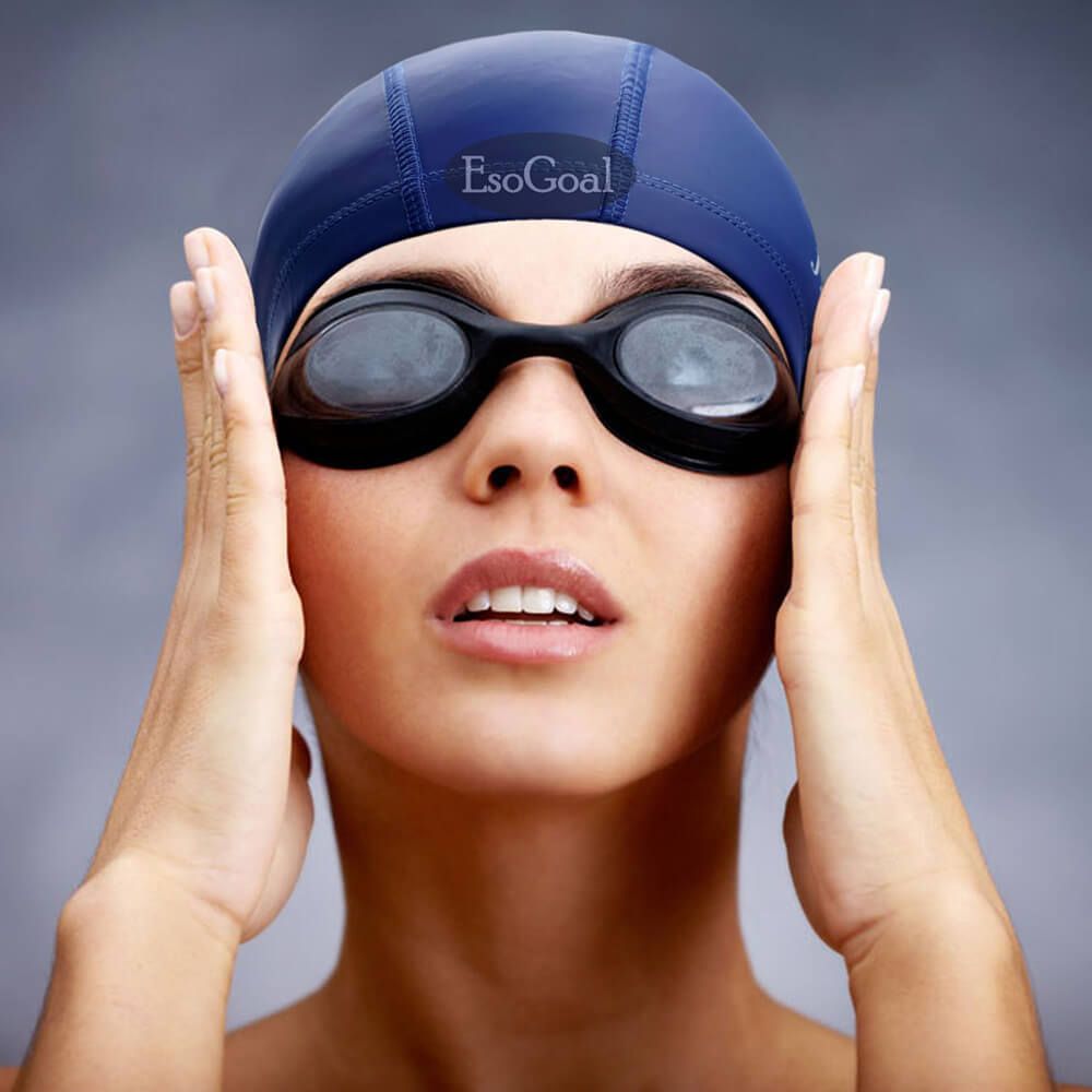 EsoGoal Nylon High Elasticity Swim Caps For Adults
