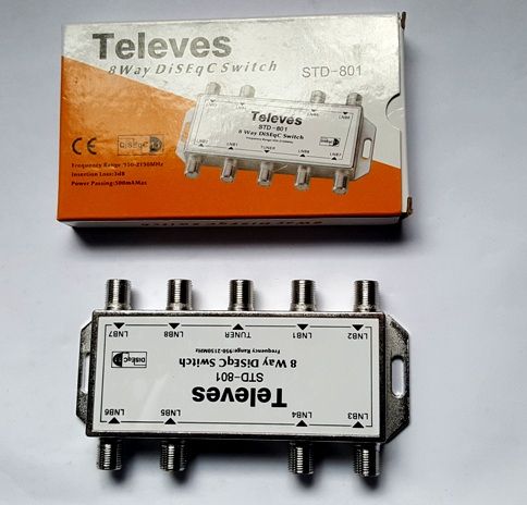 Diseqc 8 Ports Switch To Install 8 Satellites