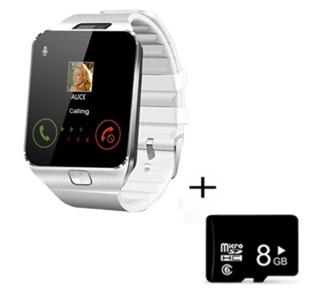 Digital Touch Screen Smart Watch DZ09 Q18 Bracelet Camera Bluetooth WristWatch SIM Card Smartwatch Ios Android Phones Support(#black)