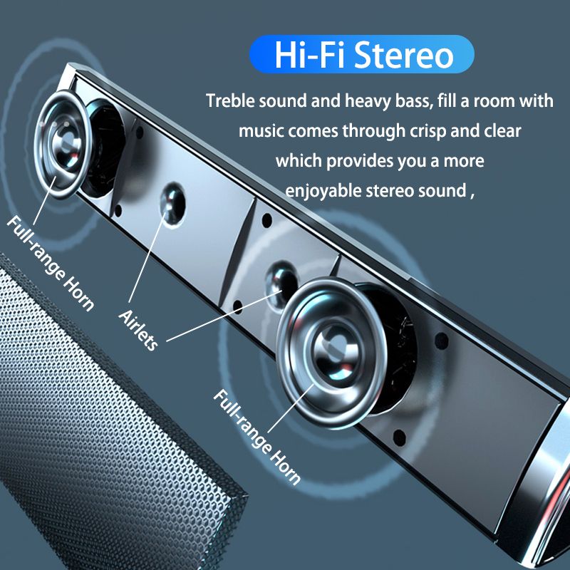 Home Theatre System Soundbar TV Subwoofer Speaker Bluetooth Caixa De Som Para PC Sound Bar Boombox Cinema Computer Speakers 2.1