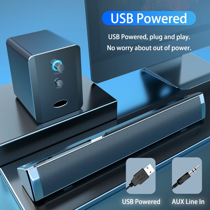 Home Theatre System Soundbar TV Subwoofer Speaker Bluetooth Caixa De Som Para PC Sound Bar Boombox Cinema Computer Speakers 2.1