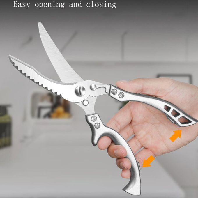 Hi Ken Bone S Issors  Hi Ken Du K Fish  Utter Shears  Ooking S Issors  -silver-25.5*6cm