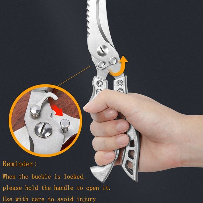 Hi Ken Bone S Issors  Hi Ken Du K Fish  Utter Shears  Ooking S Issors  -silver-25.5*6cm