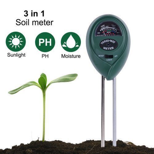 Soil PH Meter Moisture Meter Light  PH Test Kits 3-in-1
