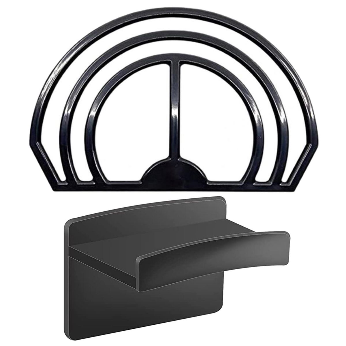 Baseball Hat Brim Bender 2 Slots Traceless Hat Brim Bender Hat Storage Rack Black
