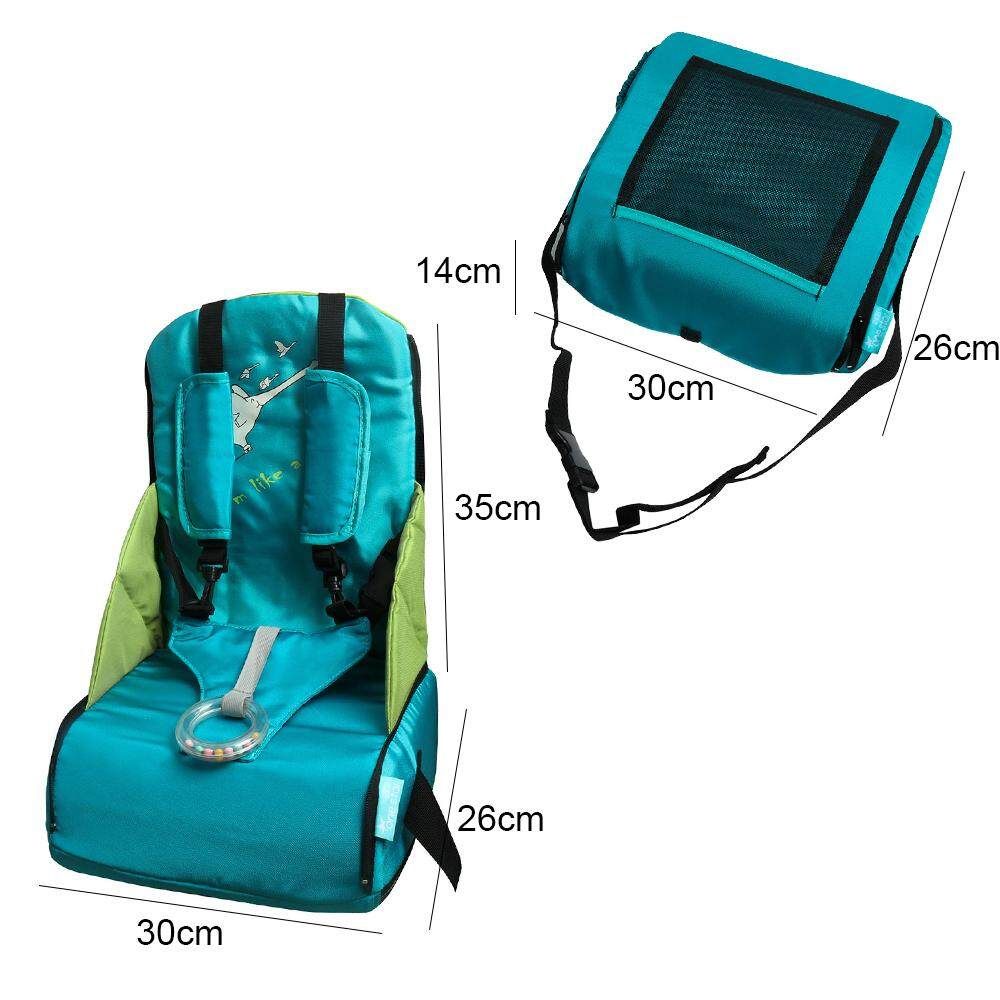 Children Portable Booster Seats Baby Feeding High Chair Stool Infant Feeding Pink/ Blue/ Gray Blue