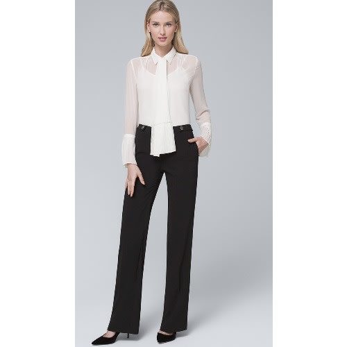 Wide Leg Tailored Pants