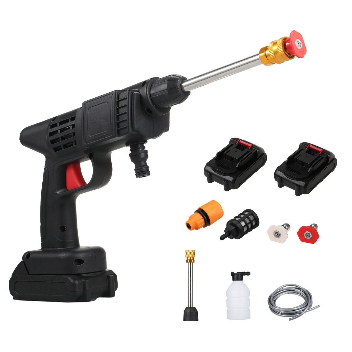 24V Cordless Pressure Washer, 150PSI Portable Pressure Cleaner Handheld 1500mAh