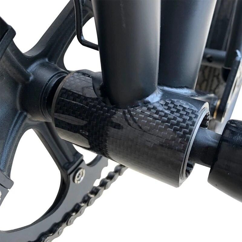 Carbon Bike Bicycle Frame Protector for Brompton Folding Bike Bottom Bracket BB Sticker Protection Guard Pad for 3SIXTY
