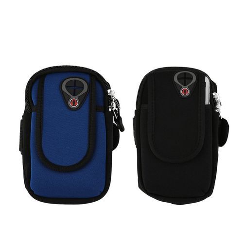 Waterproof Sport Arm Band Holder Pouch Case Earphone Hole For 5.5" Cellphone -0
