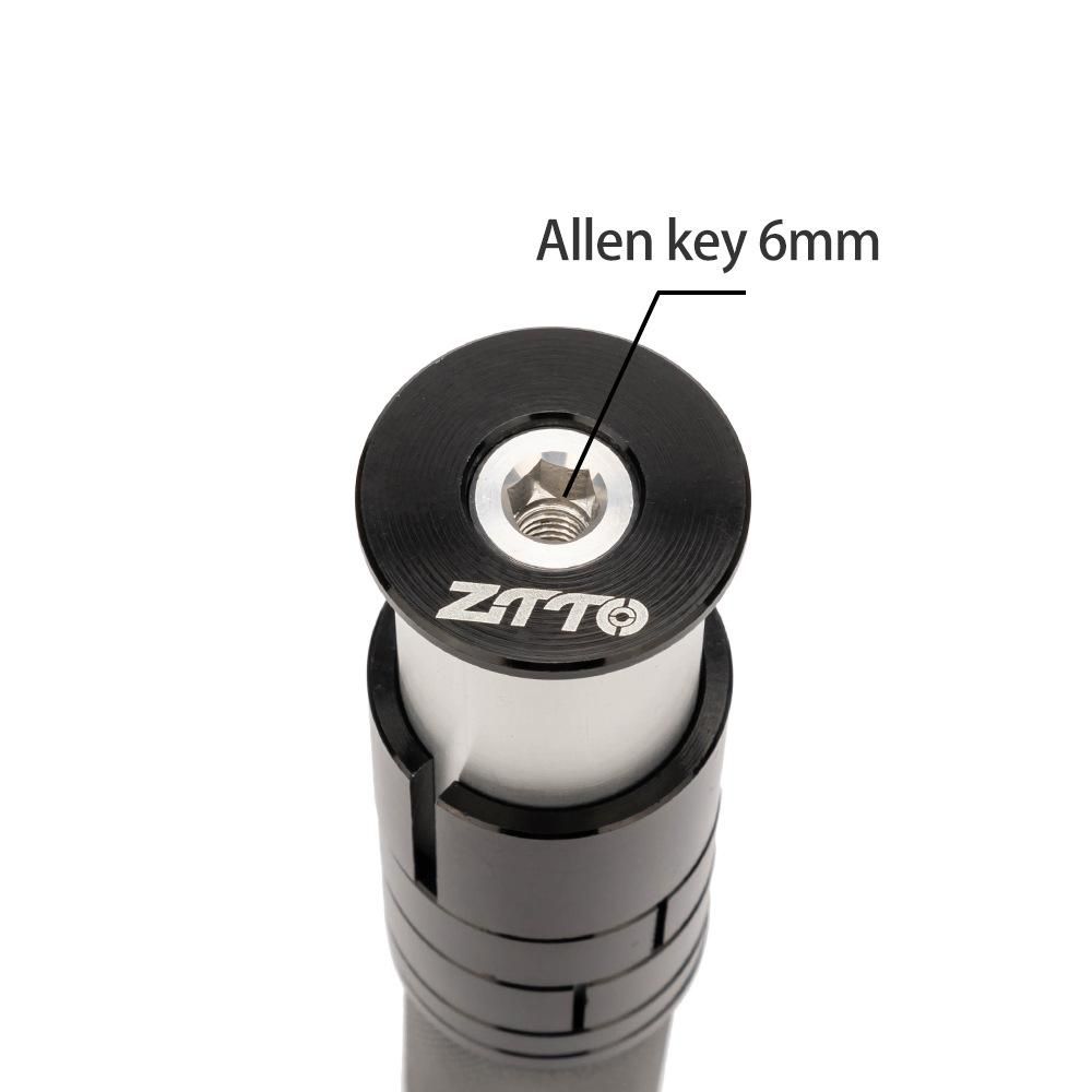 ZTTO Bike Stem Riser Bicycle Fork Stem Extender Handlebar Raiser Headup Adapter for 28.6mm(1-1/8 Inch) Mountain Bike Road Bike BMX MTB