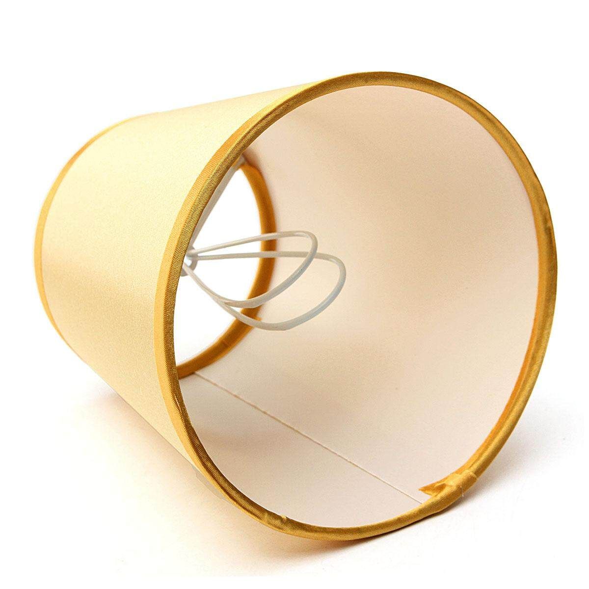 2Pcs Lamp Cover Fabric Chandelier Lampshade Holder Clip On Sconce Bedroom Beside Bed Lamp Light Decor