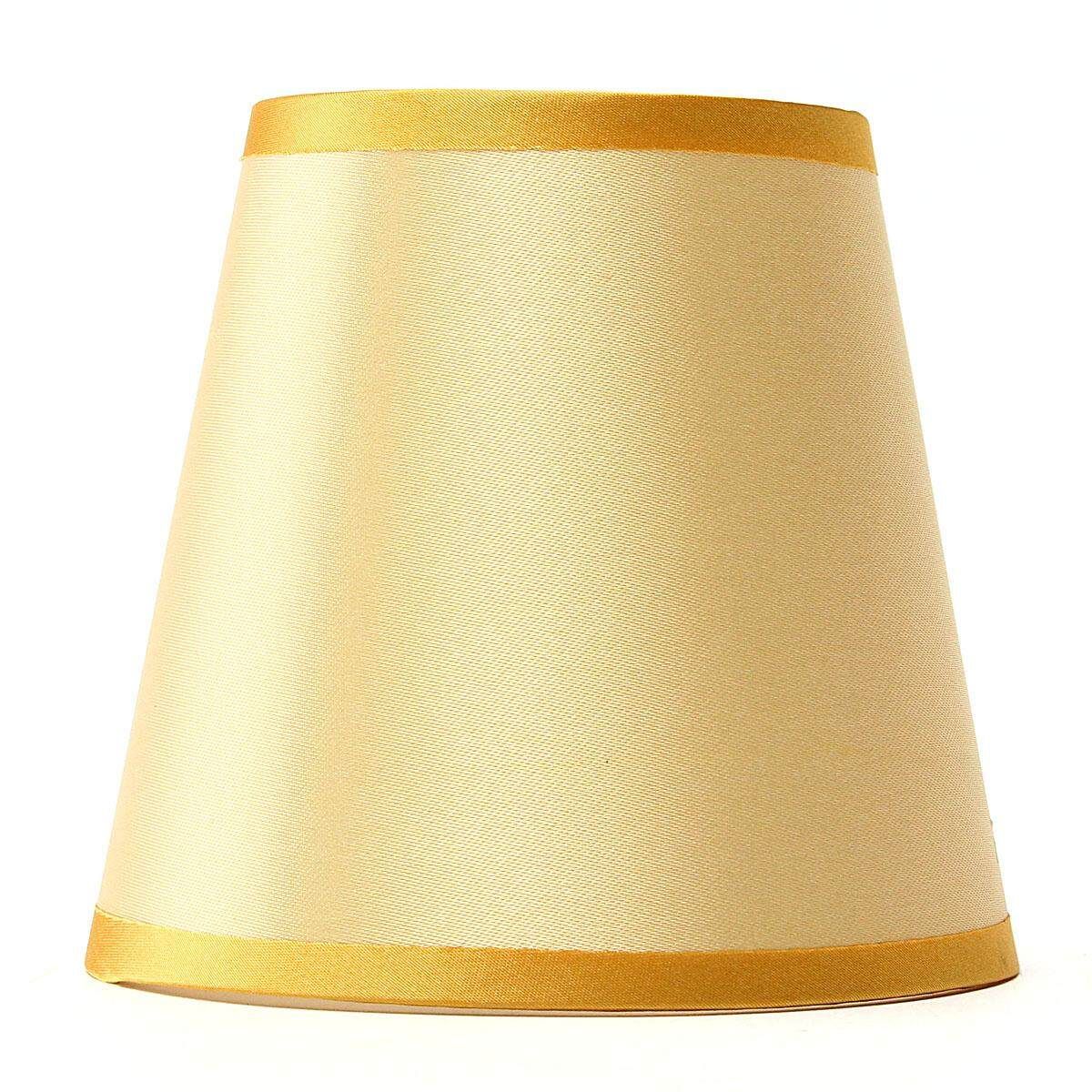 2Pcs Lamp Cover Fabric Chandelier Lampshade Holder Clip On Sconce Bedroom Beside Bed Lamp Light Decor
