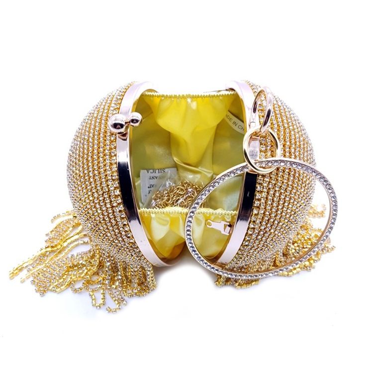 Metal Crystal Clutches Evening Bags
