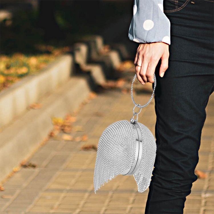 Metal Crystal Clutches Evening Bags