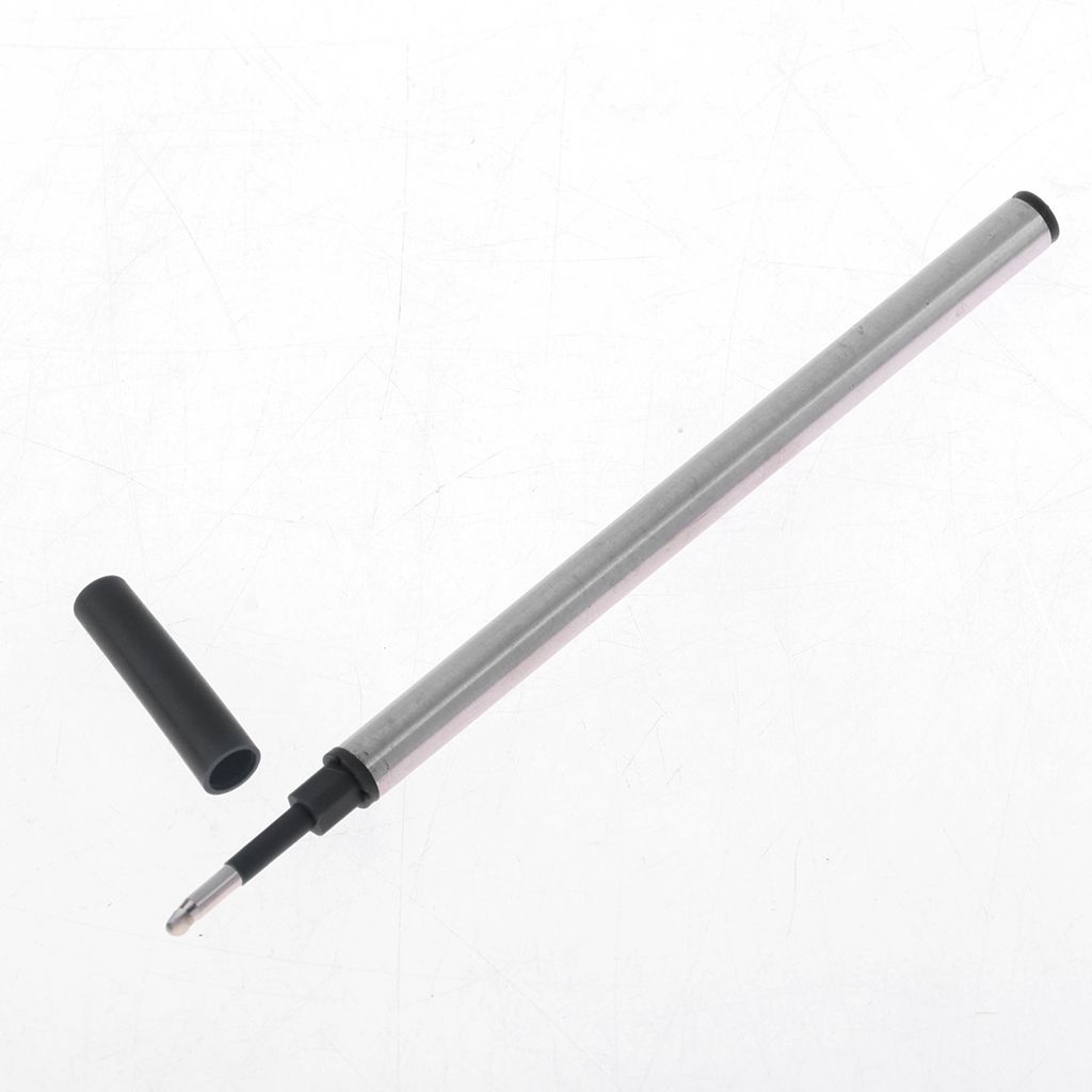 20x Metal Fine Point - Pen Refill For Office School Writing Black