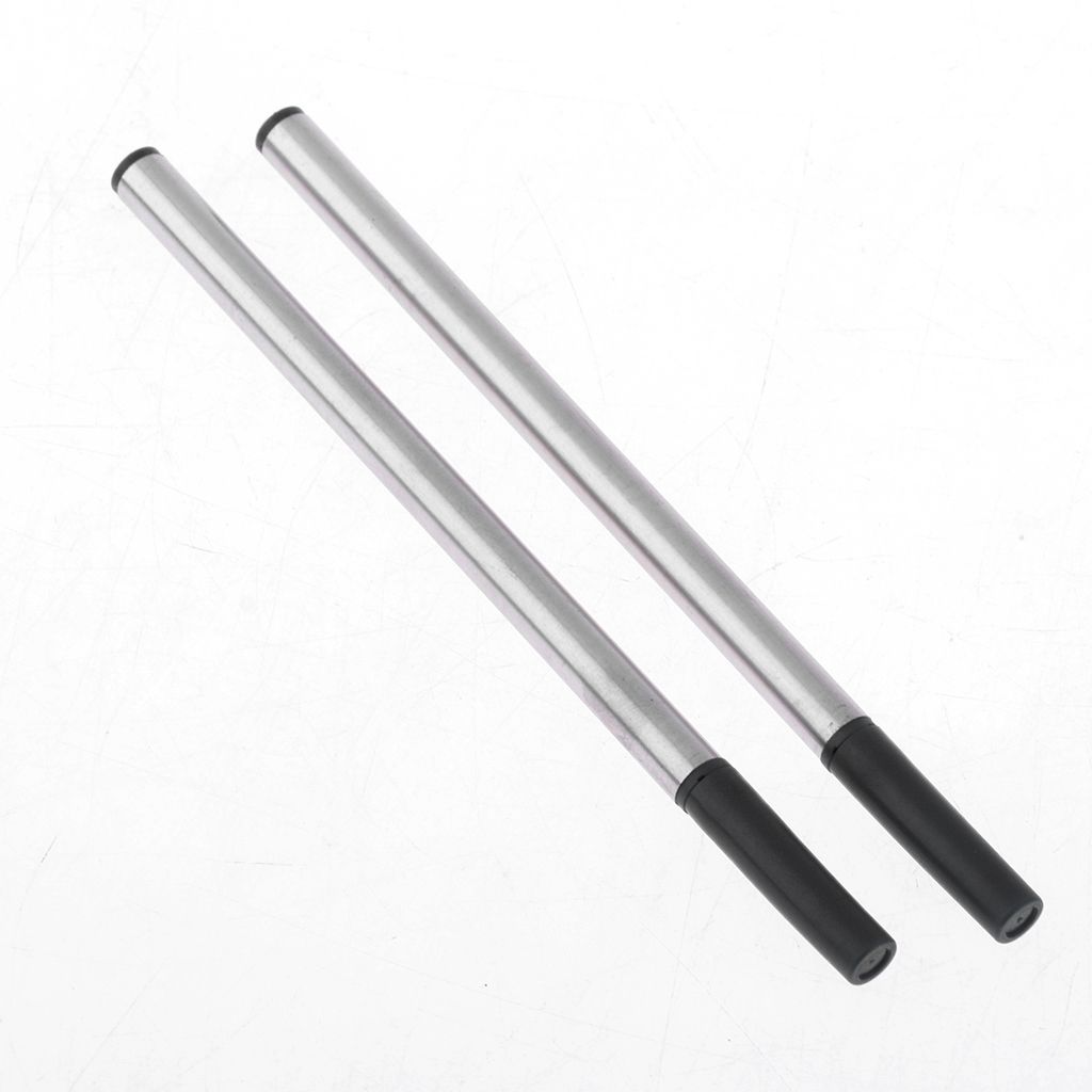 20x Metal Fine Point - Pen Refill For Office School Writing Black